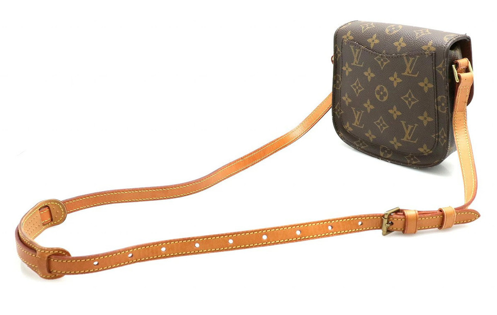Louis Vuitton Clutch Cloud Bag Saint Shoulder Monogram Crossbody Brown